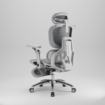 Ergonomická židle s masáží, chlazením a podnožkou