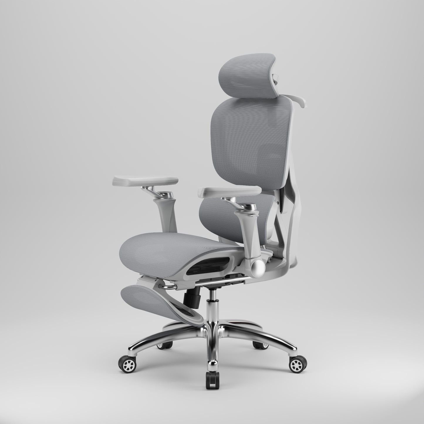 Ergonomická židle s masáží, chlazením a podnožkou