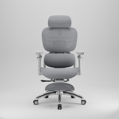 Ergonomická židle s masáží, chlazením a podnožkou