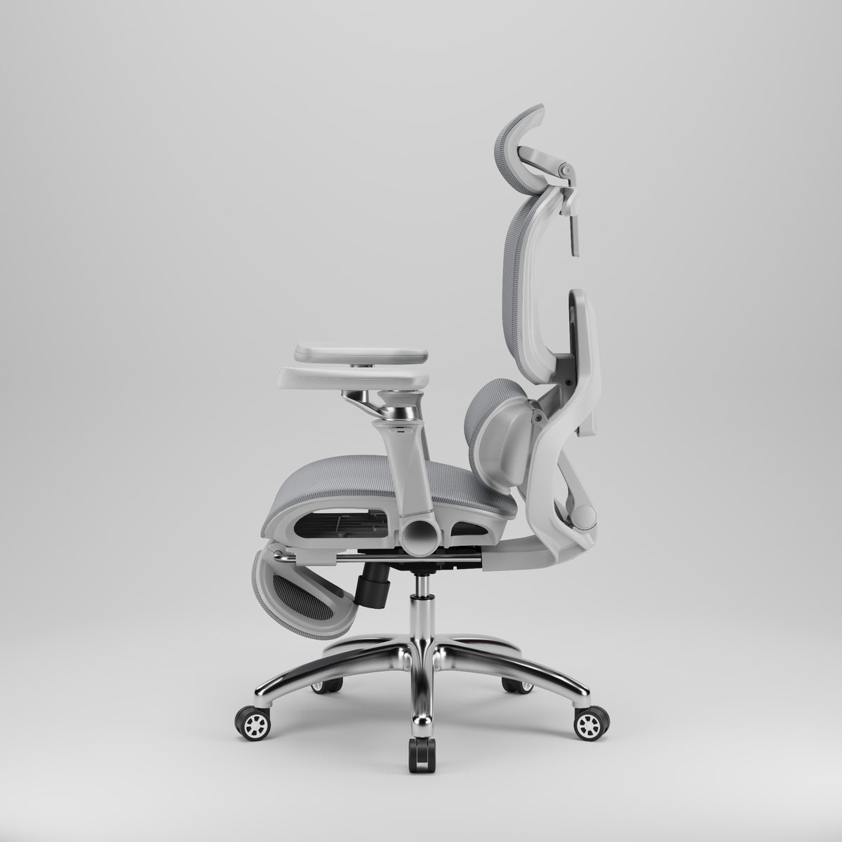 Ergonomická židle s masáží, chlazením a podnožkou