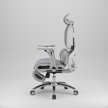 Ergonomická židle s masáží, chlazením a podnožkou