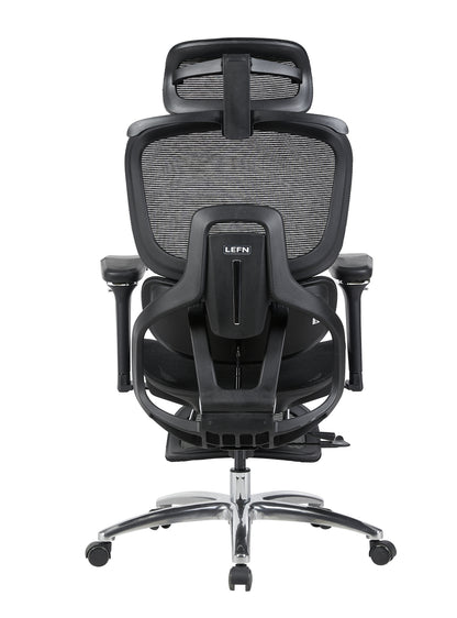 Ergonomická židle s masáží, chlazením a podnožkou
