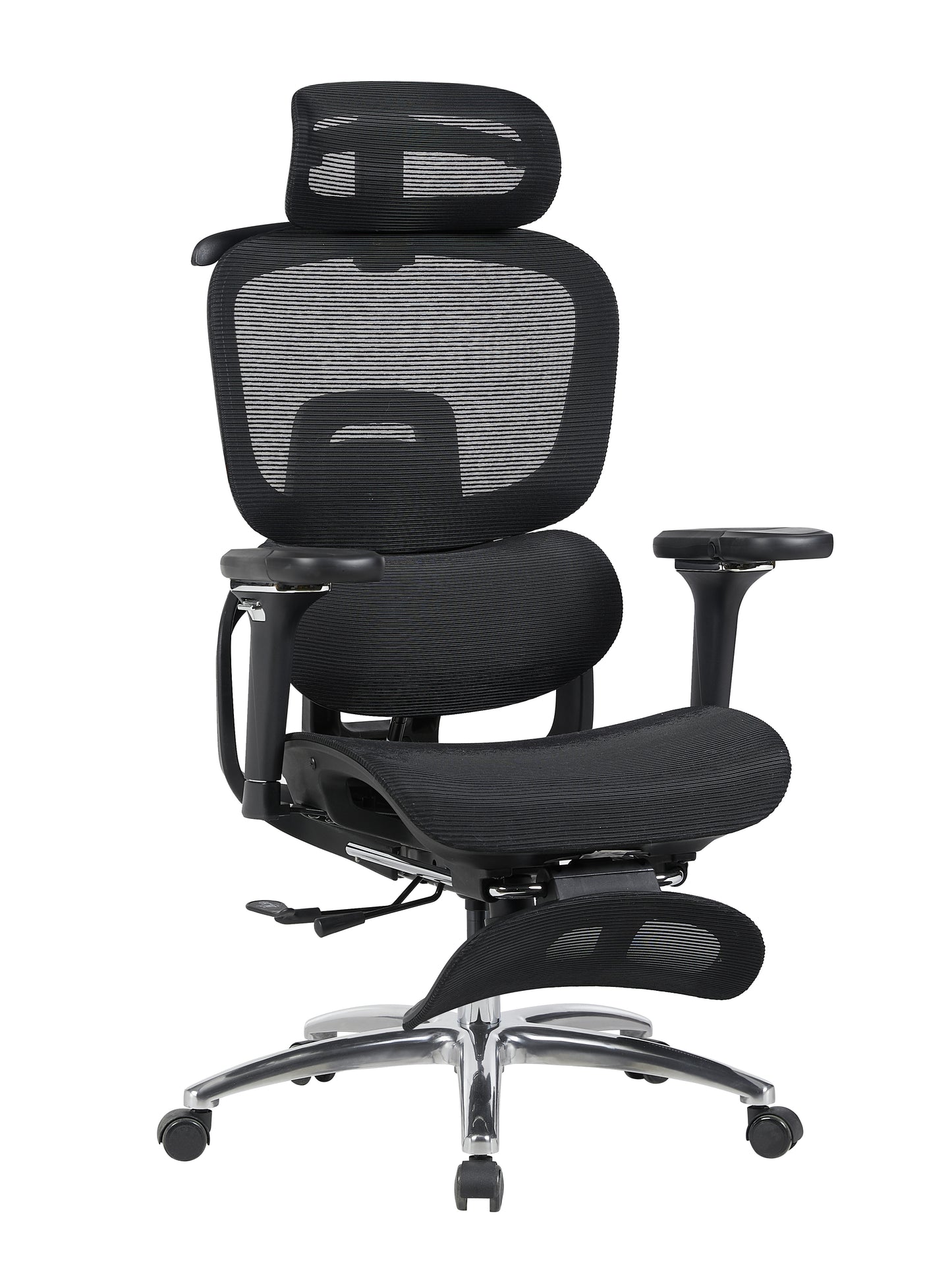 Ergonomická židle s masáží, chlazením a podnožkou
