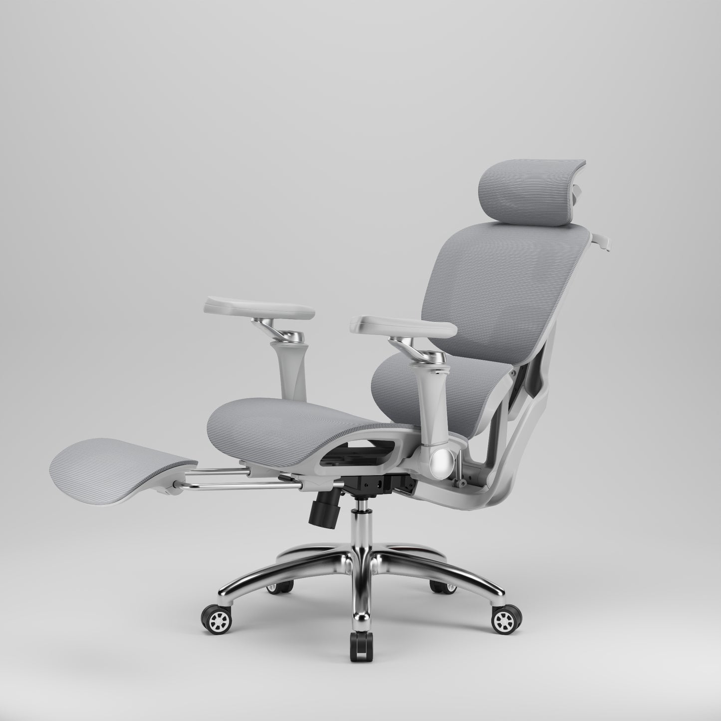 Ergonomická židle s masáží, chlazením a podnožkou