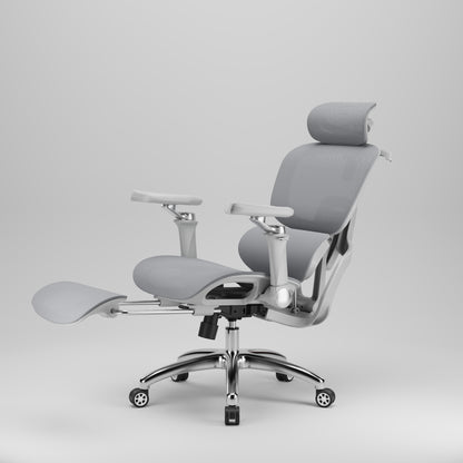 Ergonomická židle s masáží, chlazením a podnožkou