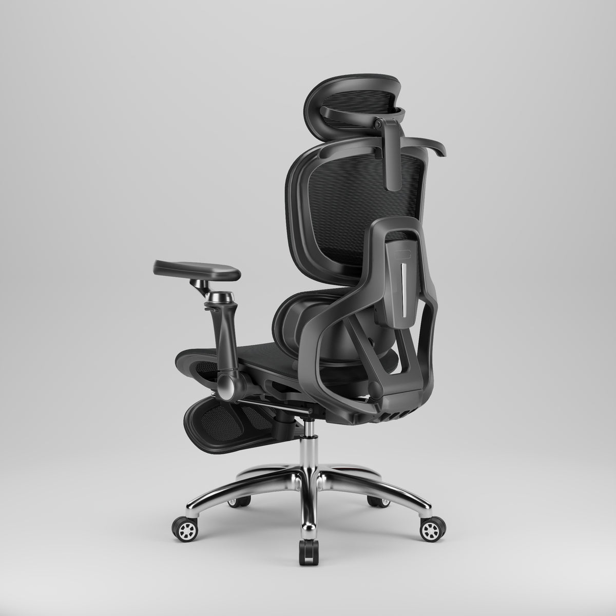 Ergonomická židle s masáží, chlazením a podnožkou