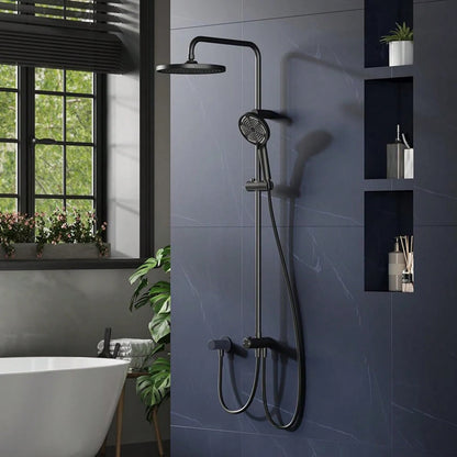 Rain Shower Kit shower system with shower head shower set stainless steel shower column overhead shower set head shower round