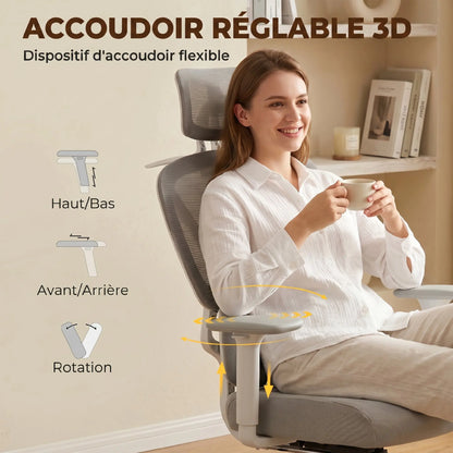 Ergonomická židle s dynamickou bederní oporou