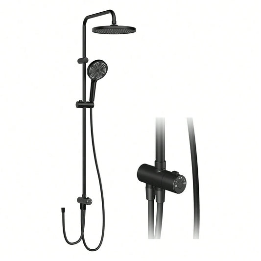 Rain Shower Kit shower system with shower head shower set stainless steel shower column overhead shower set head shower round