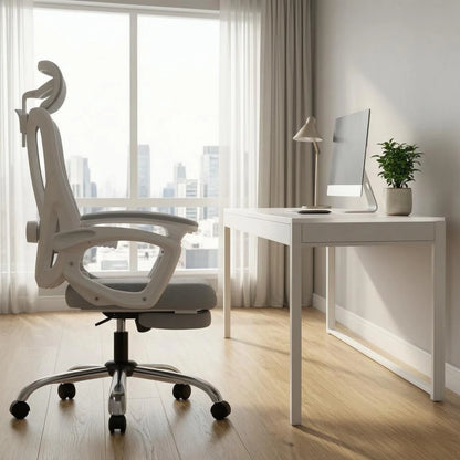 Ergonomická polohovací židle s čalouněným sedákem