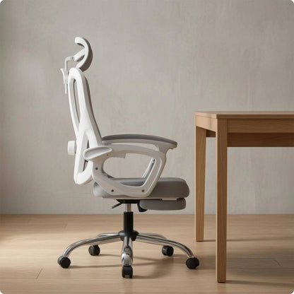 Ergonomická polohovací židle s čalouněným sedákem